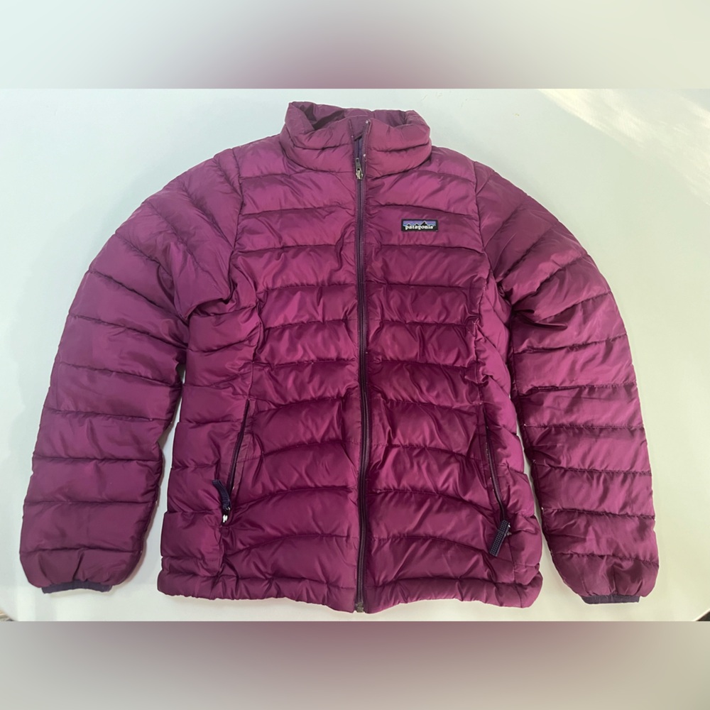 Patagonia kids down sweater jackets Fuchsia kids  Large (12)